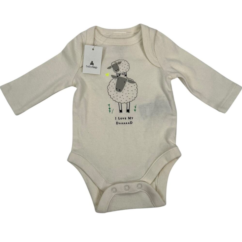 BABY GAP NWT "I Love My Daaaaad" Baby Outfit SZ NEWBORN